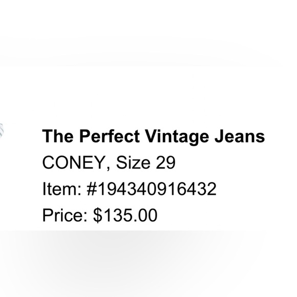 Madewell The Perfect Vintage jeans. Sz 29 - Picture 5 of 5